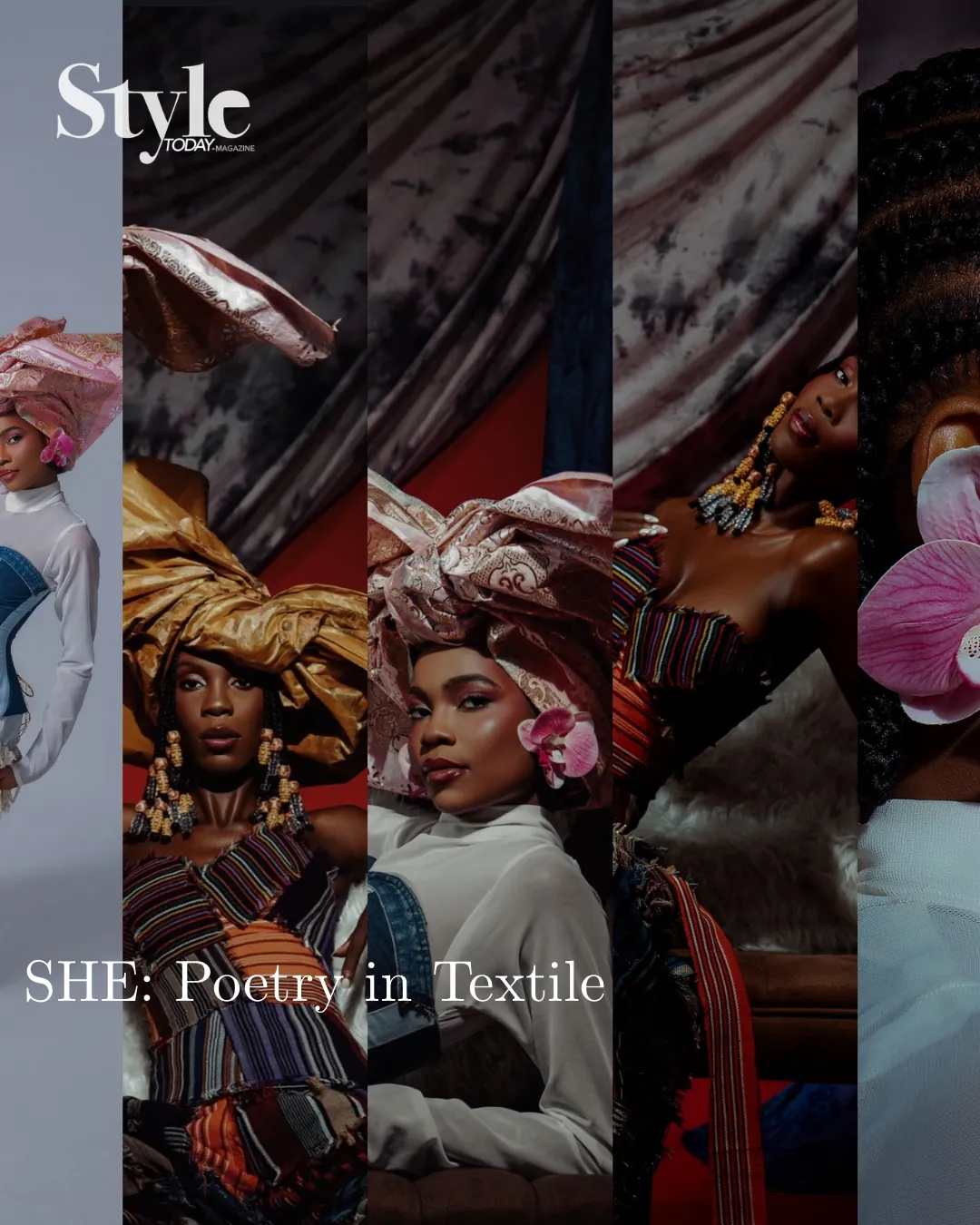 Style Today fashion editorial, SHE: Poetry in Textile